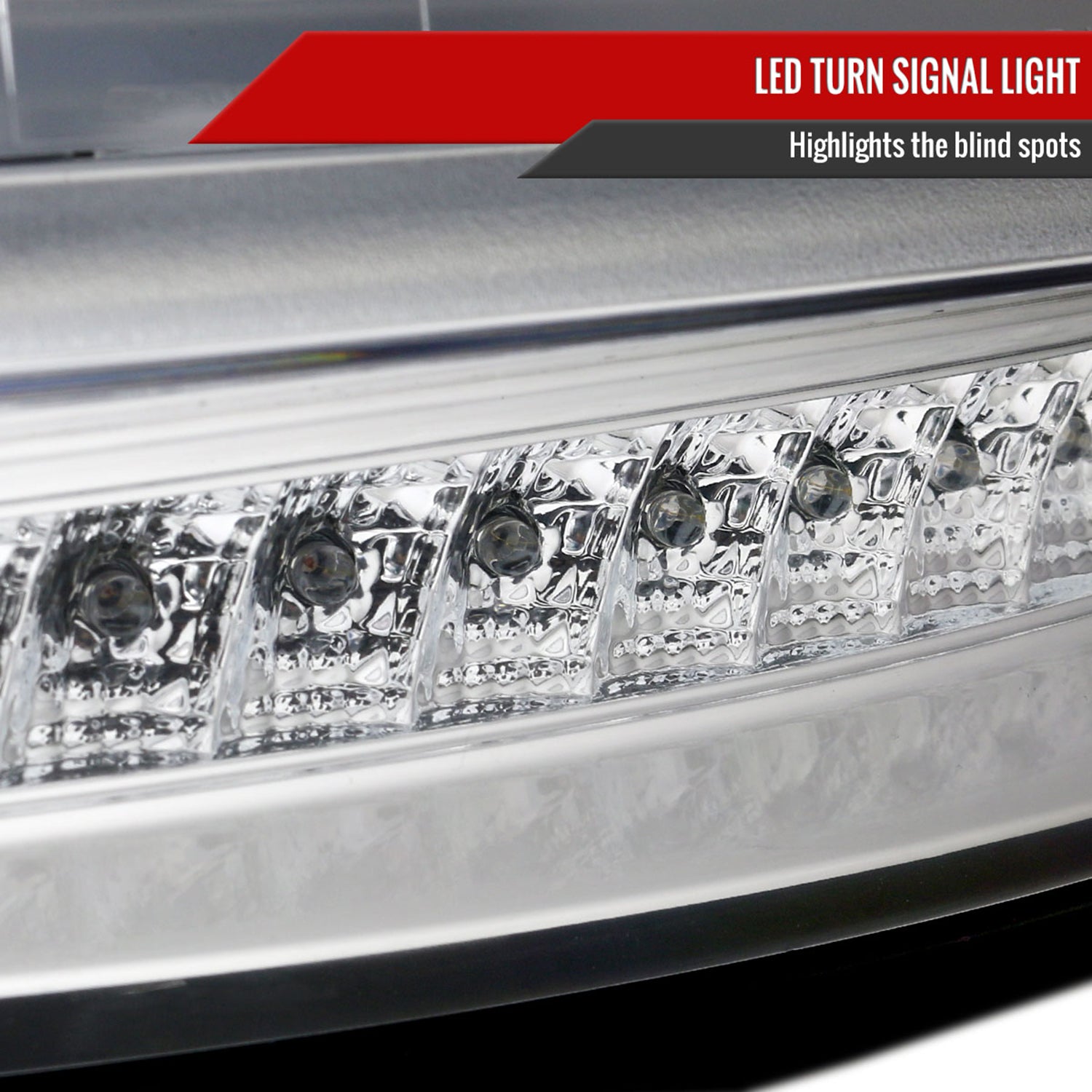 2010-2011 Kia Soul Projector Headlights LED Light Bar&LED Signal Lights Chrome