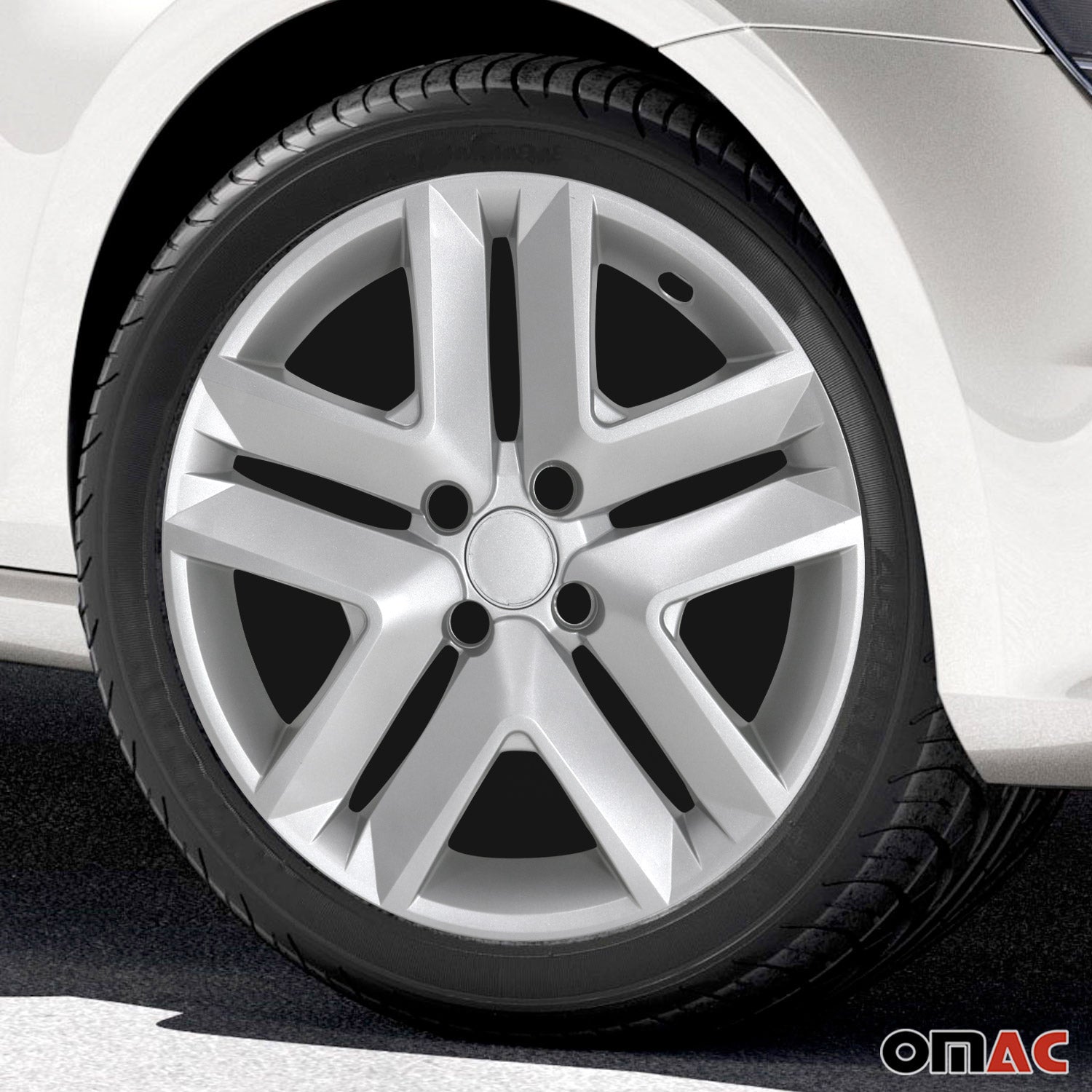 Colorado Hub Caps Wheel Cover 16" Silver Full Set 4 pcs.