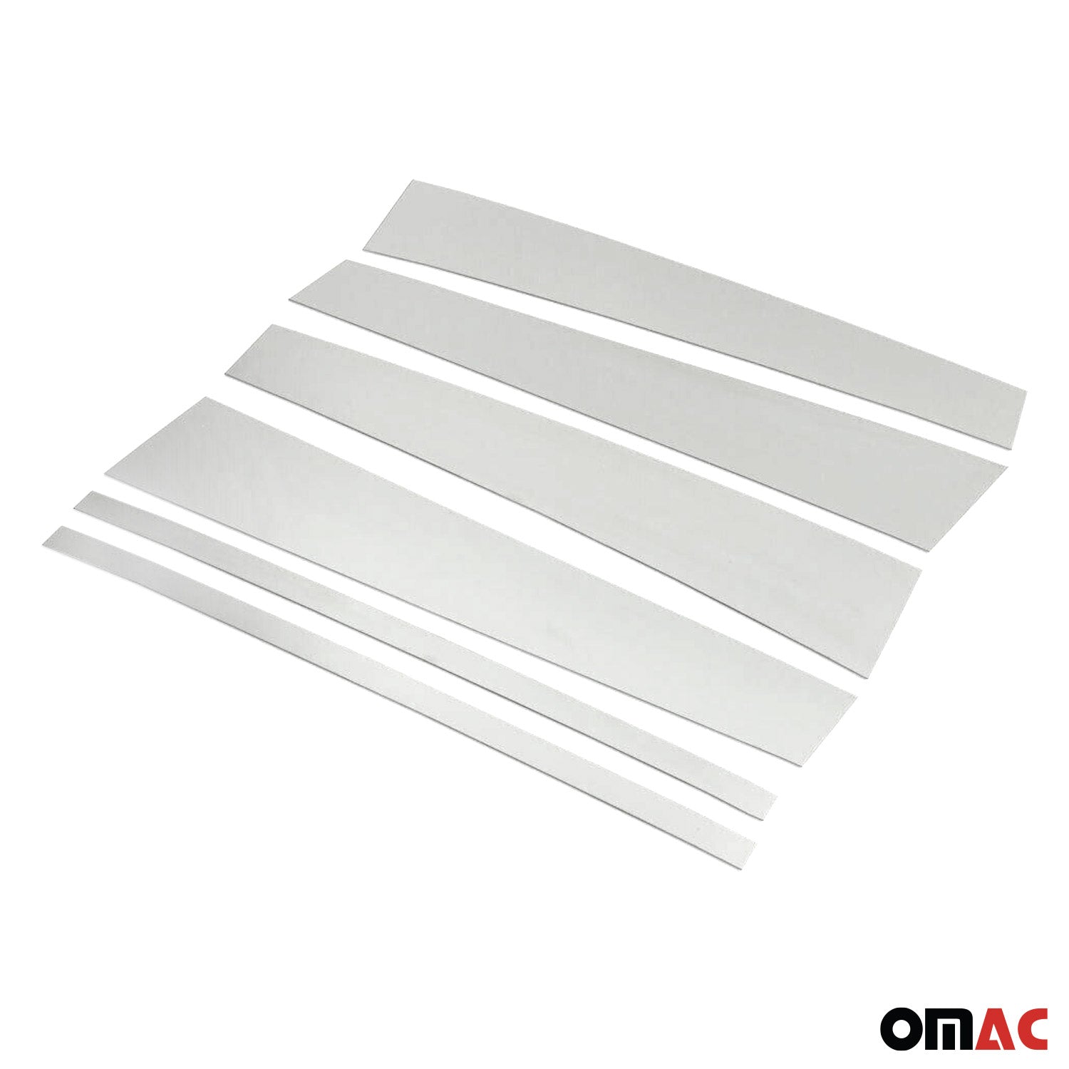 2006-2009 Land Rover Range Rover Sport Window B Pillar Posts Door Trim Stainless Steel