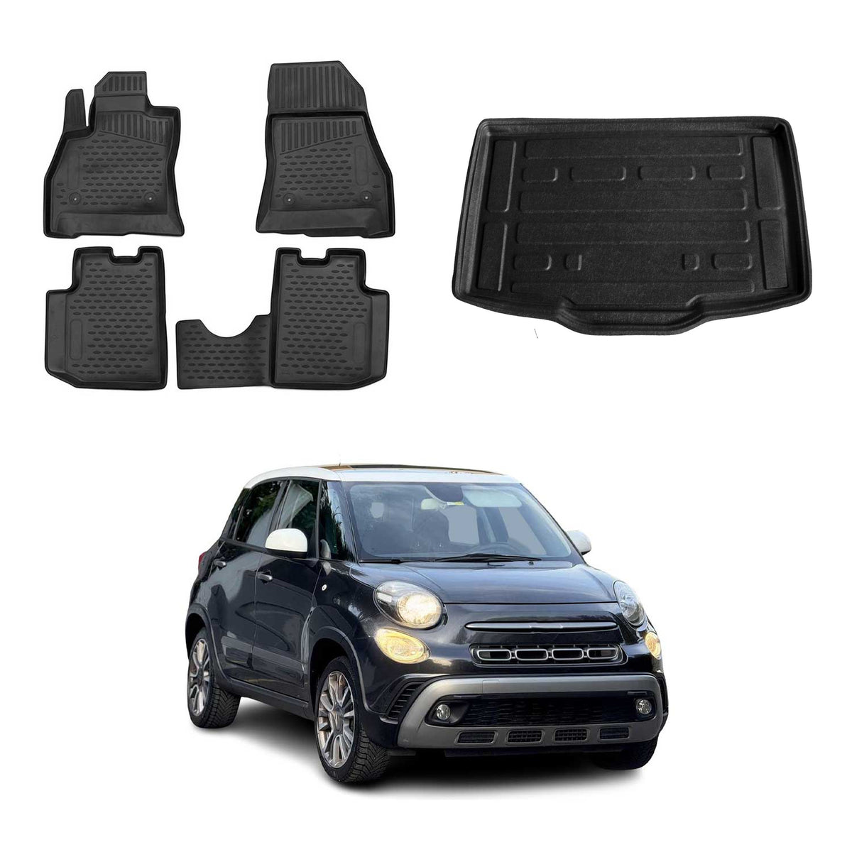 OMAC Floor Mats & Cargo Liners for Fiat 500L 2014-2022