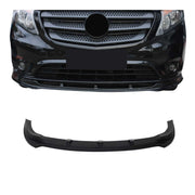 2016-2024 Mercedes Metris Front Bumper Lip Splitter ABS Black 1Pc