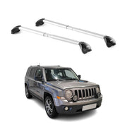 2007-2010 Jeep Patriot Roof Rack Cross Bars Silver