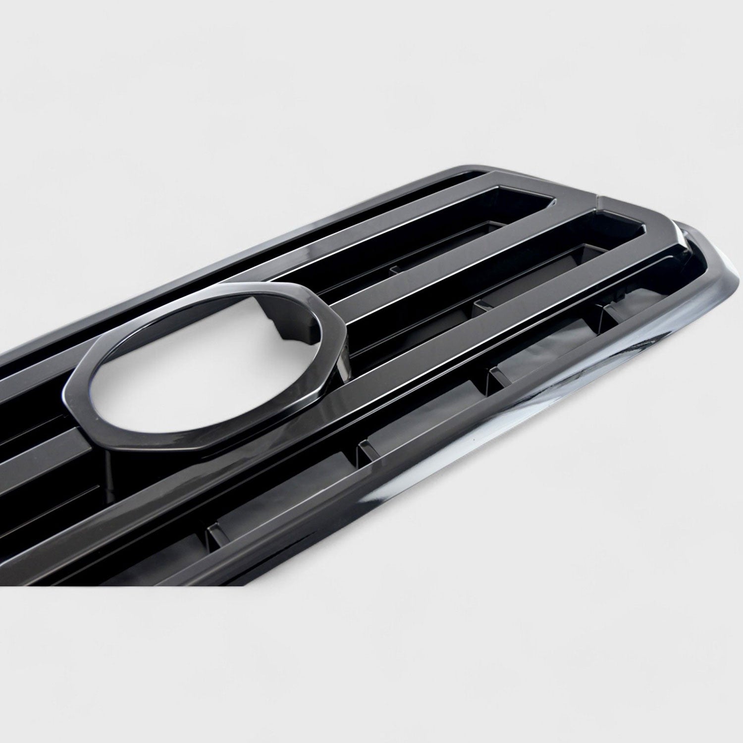 2020-2024 Toyota Tacoma Grille Overlay Gloss Black 1Pcs ABS Plastic