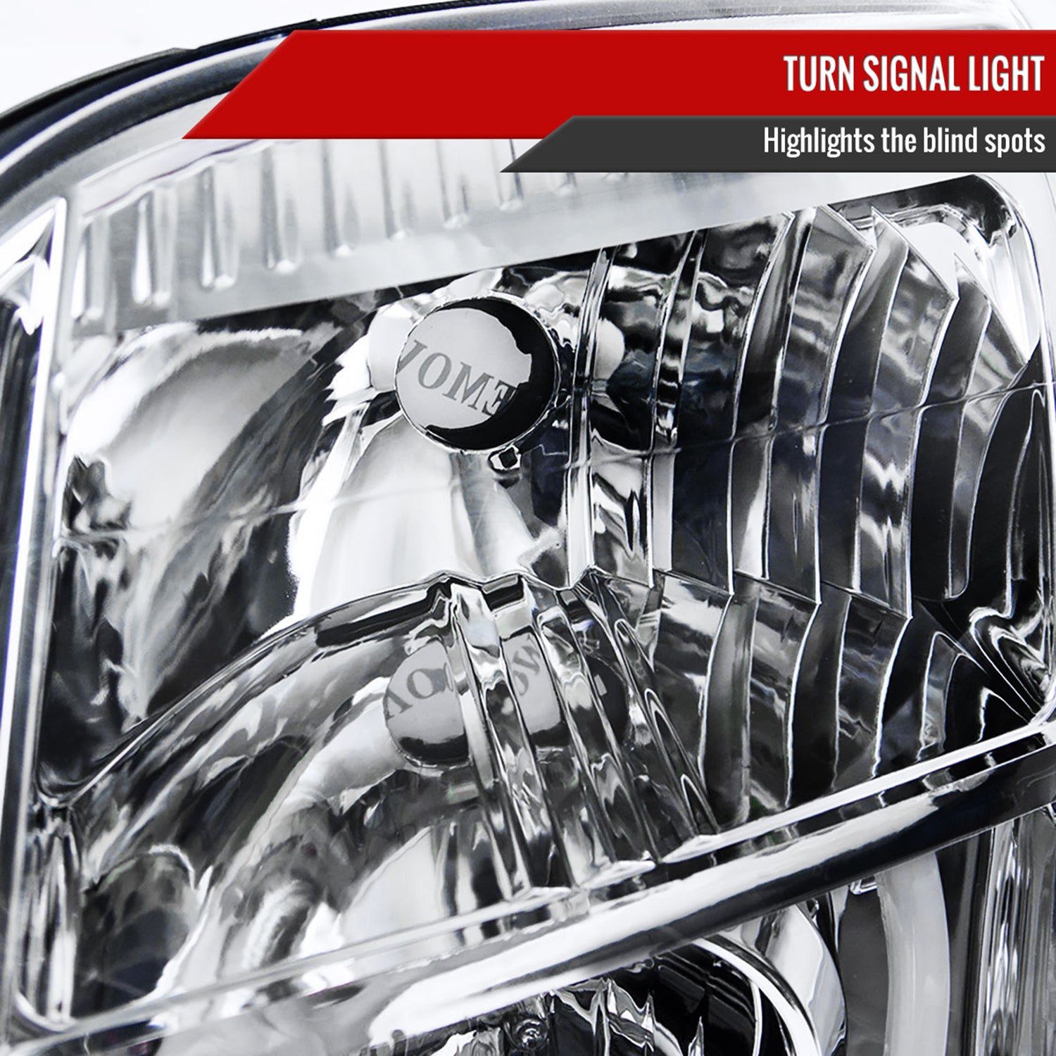 2007-2014 GMC Yukon/Yukon XL 1500/2500 LED U-Bar Projector Headlights Chrome