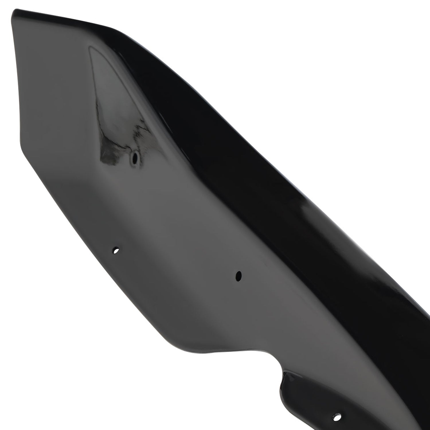 2009-2012 Nissan 370Z Glossy Black/Red Trim 3PC Front Bumper Lip Splitter Kit