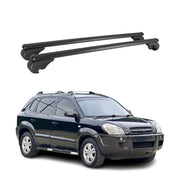 2005-2009 Hyundai Tucson Roof Rack Cross Bars Black