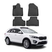 2016-2020 Kia Sorento Floor Mats Liners Full Set All Weather Black