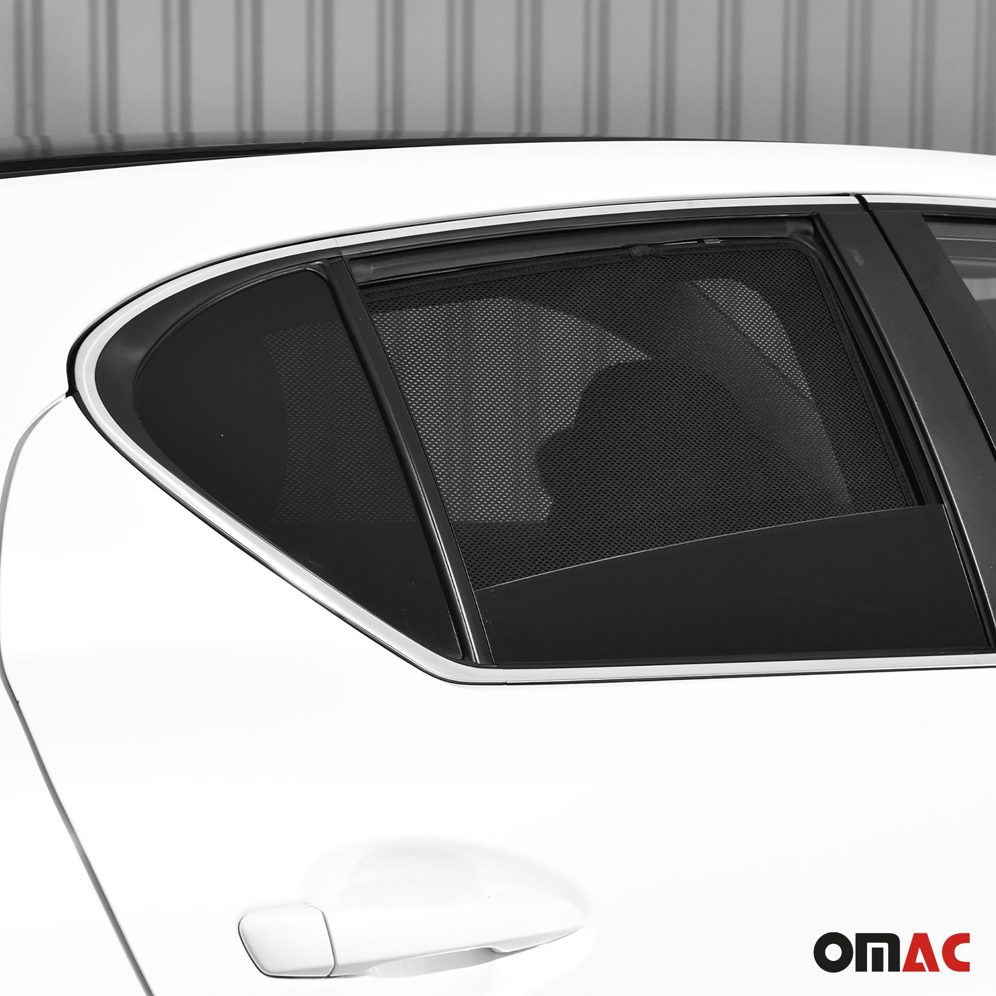 2011-2017 Lexus CT 200h Side Rear Window Curtain Mesh Black 2Pcs