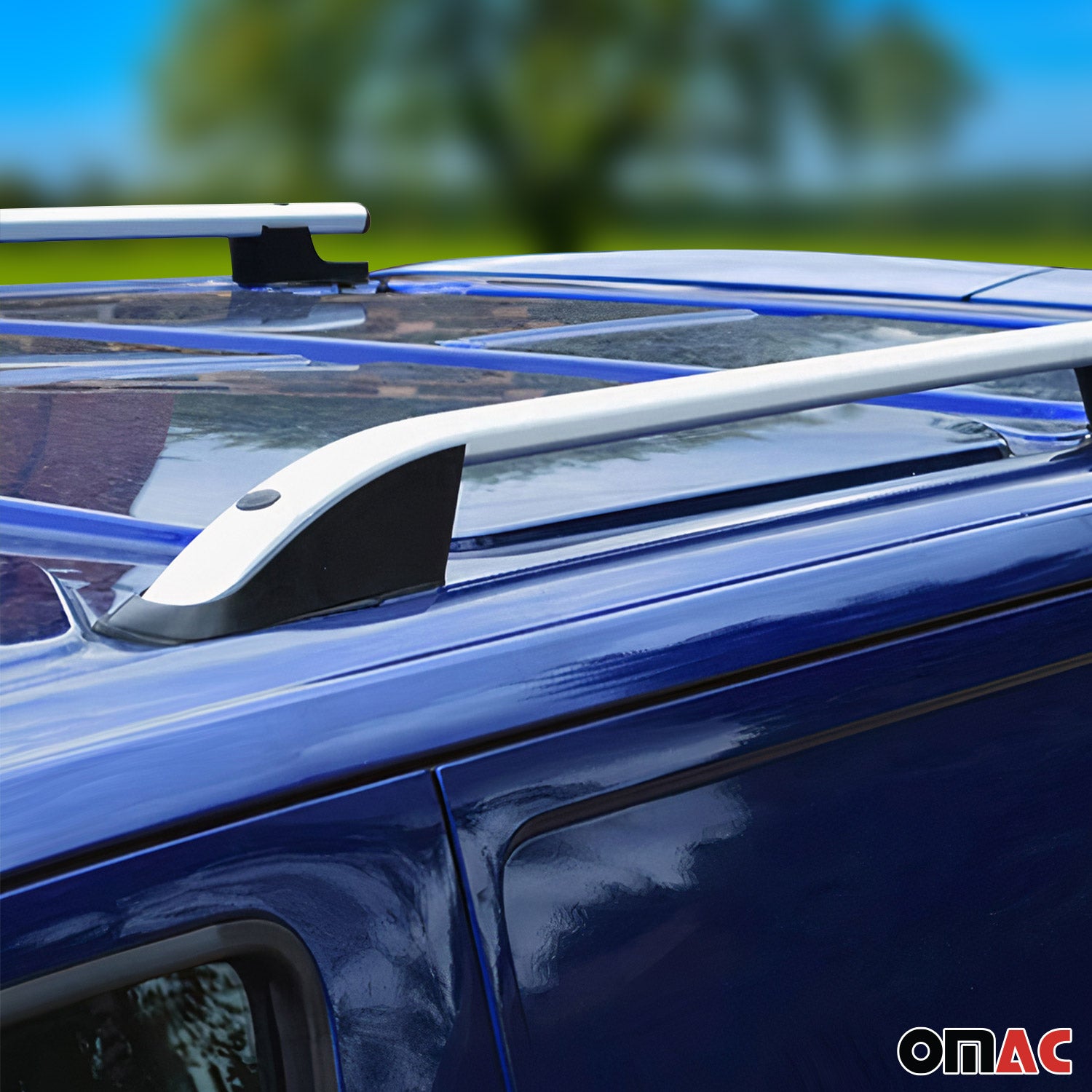 2015-2025 Ford Transit L3 LWB Roof Rack Rails Side Rails Silver