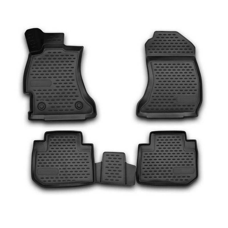 2014-2018 Subaru Forester Floor Mats Liners Full Set All Weather Black