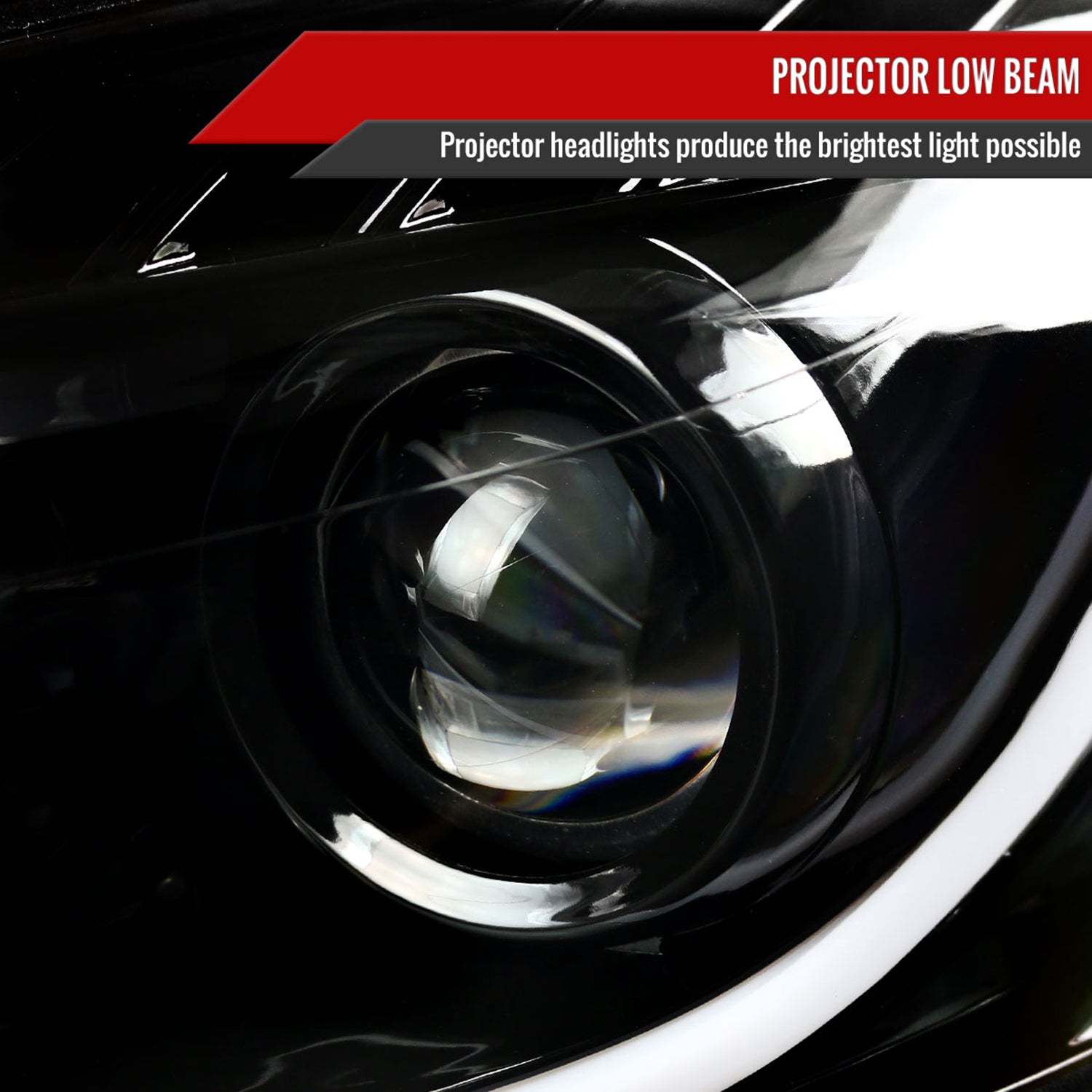 2006-2013 Chevy Impala /Impala Limited /Monte Carlo LED Bar Headlights Black