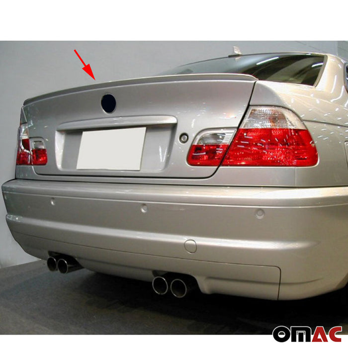 Rear Trunk Spoiler Wing for BMW 3 Series E46 1999-2005 Sedan ABS Paintable 1Pc