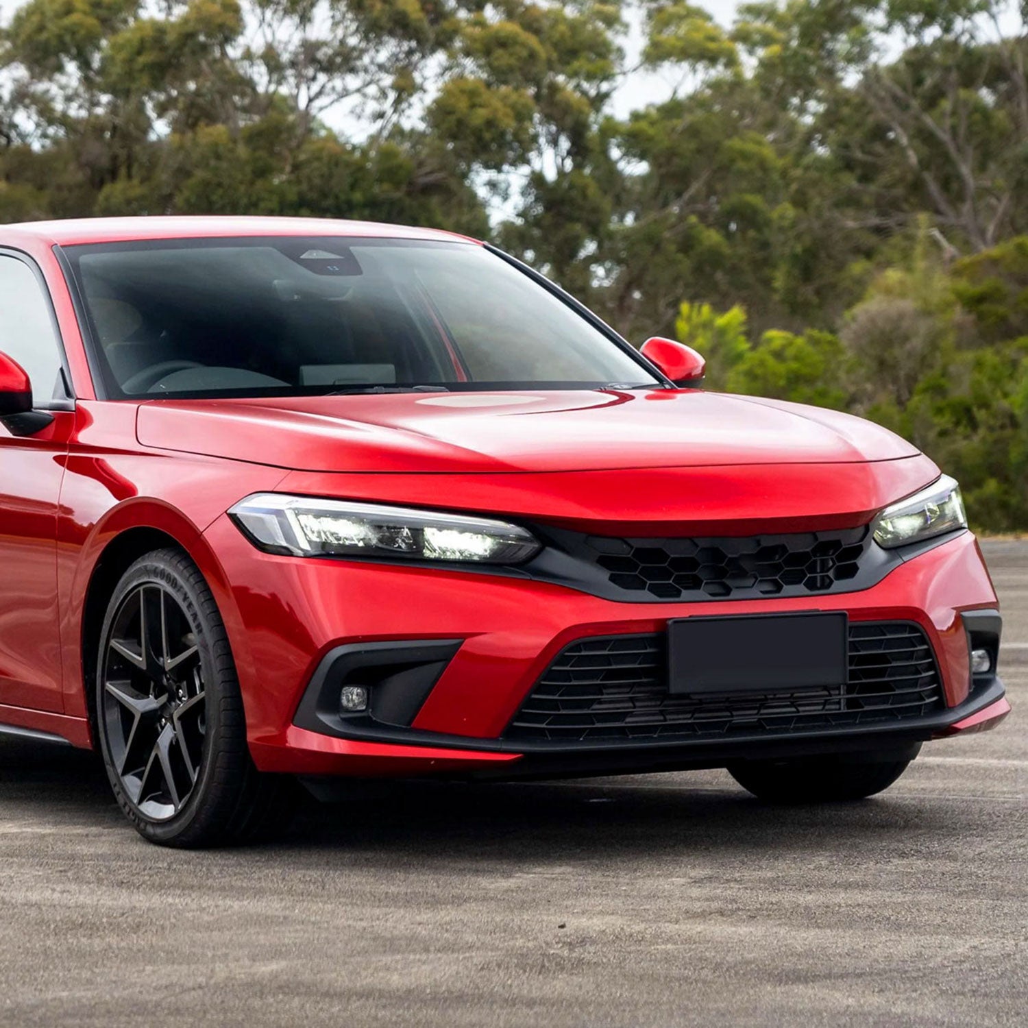 2022-2023 Honda Civic Sedan/Hatchback H8 Bumper Fog Lights Kit Chrome/Clear