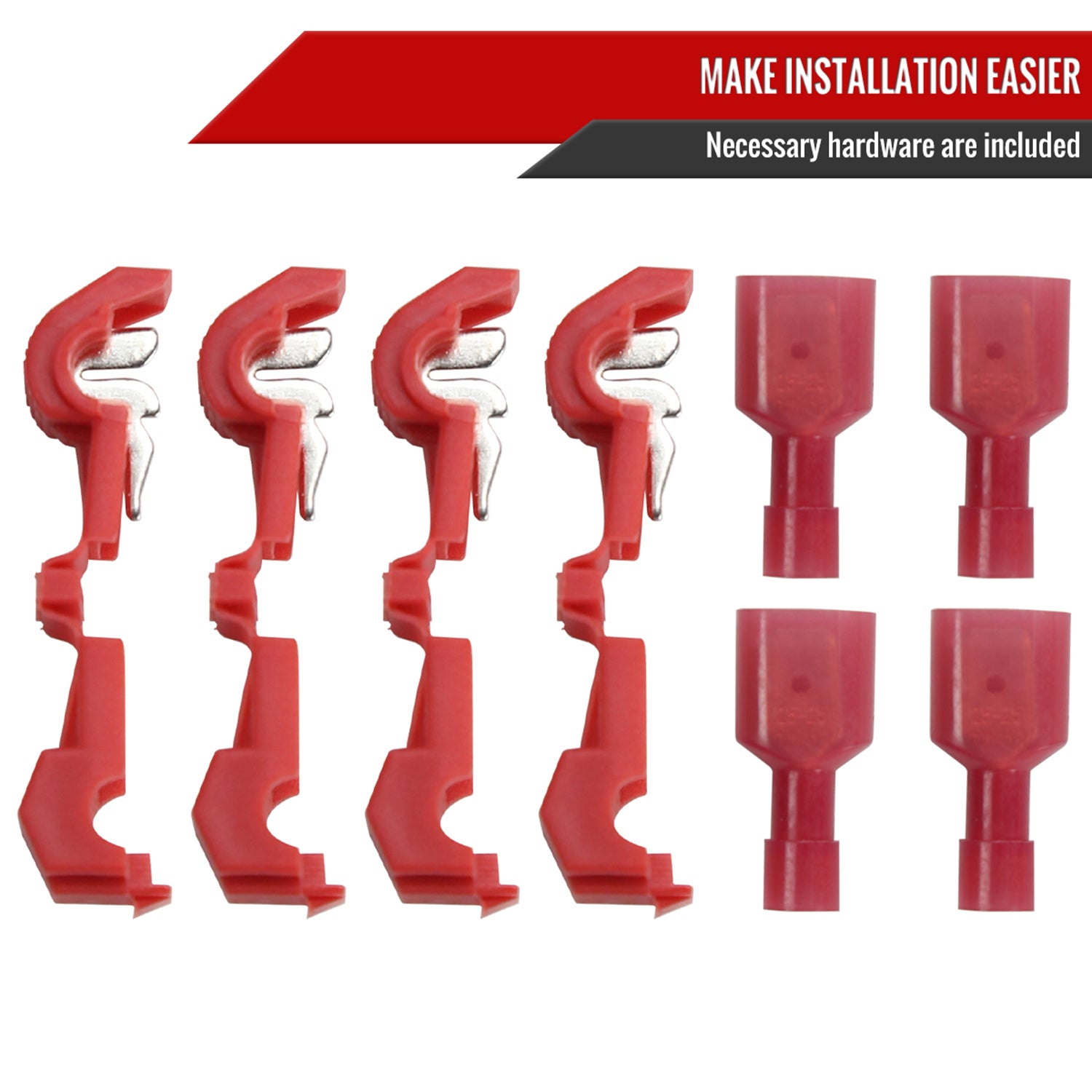 1988-1998 Chevy/GMC C10 C/K LED Strip Bumper Corner Signal Lights Matt Black