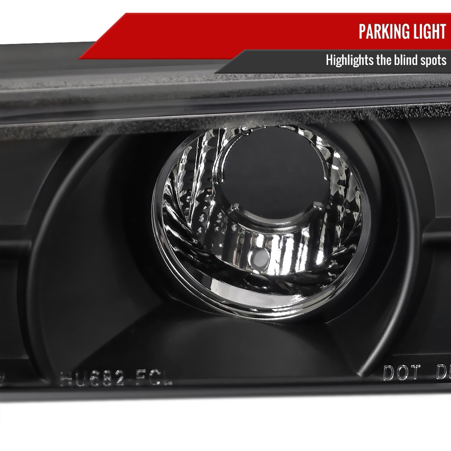 2004-2012 Chevy Colorado Canyon Dual Halo Headlights Corner Signal Light Black