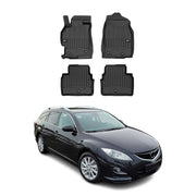 2009-2013 Mazda 6 Sedan Premium Floor Mats Liners Full Set All Weather Heavy Duty