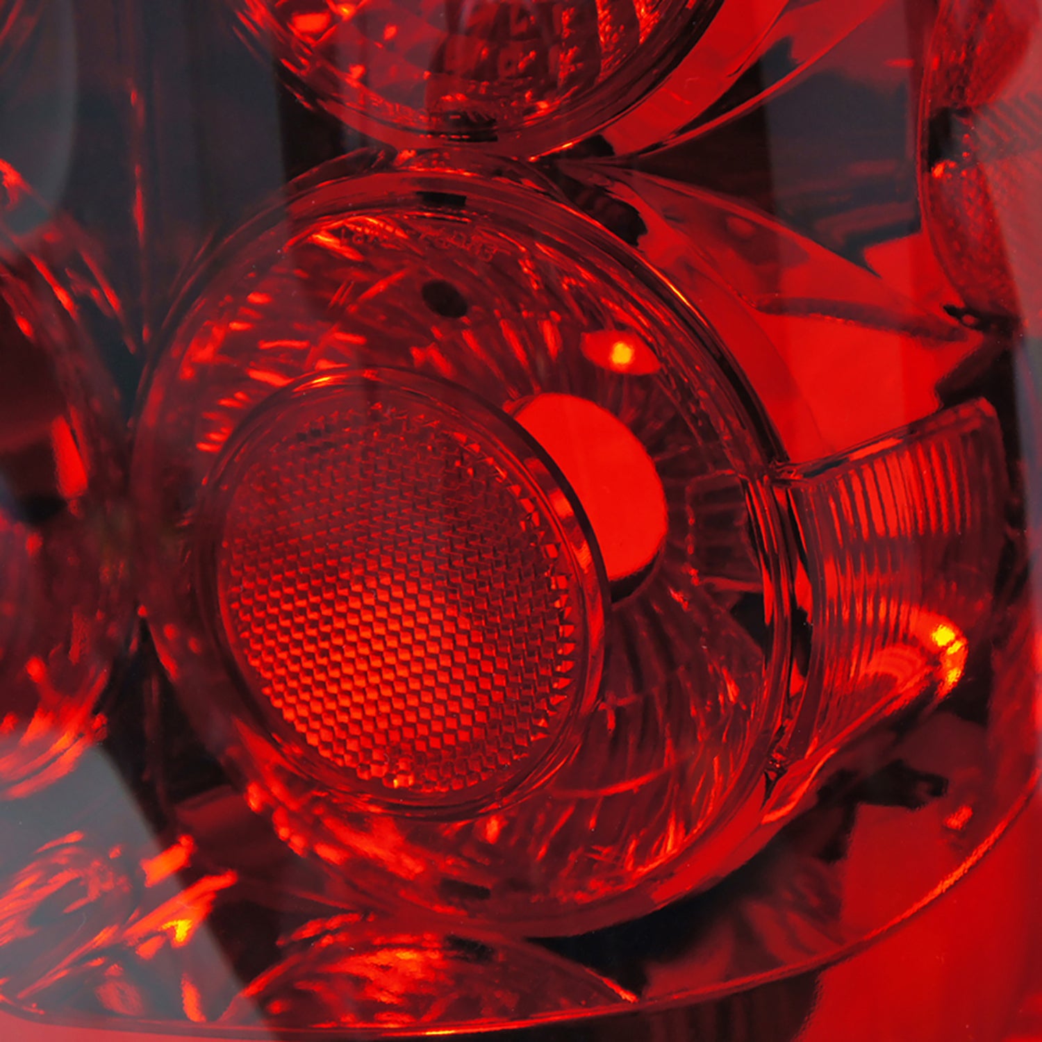 2007-2014 Chevy Tahoe/Suburban Tail Lights Chrome Housing/Red Clear Lens