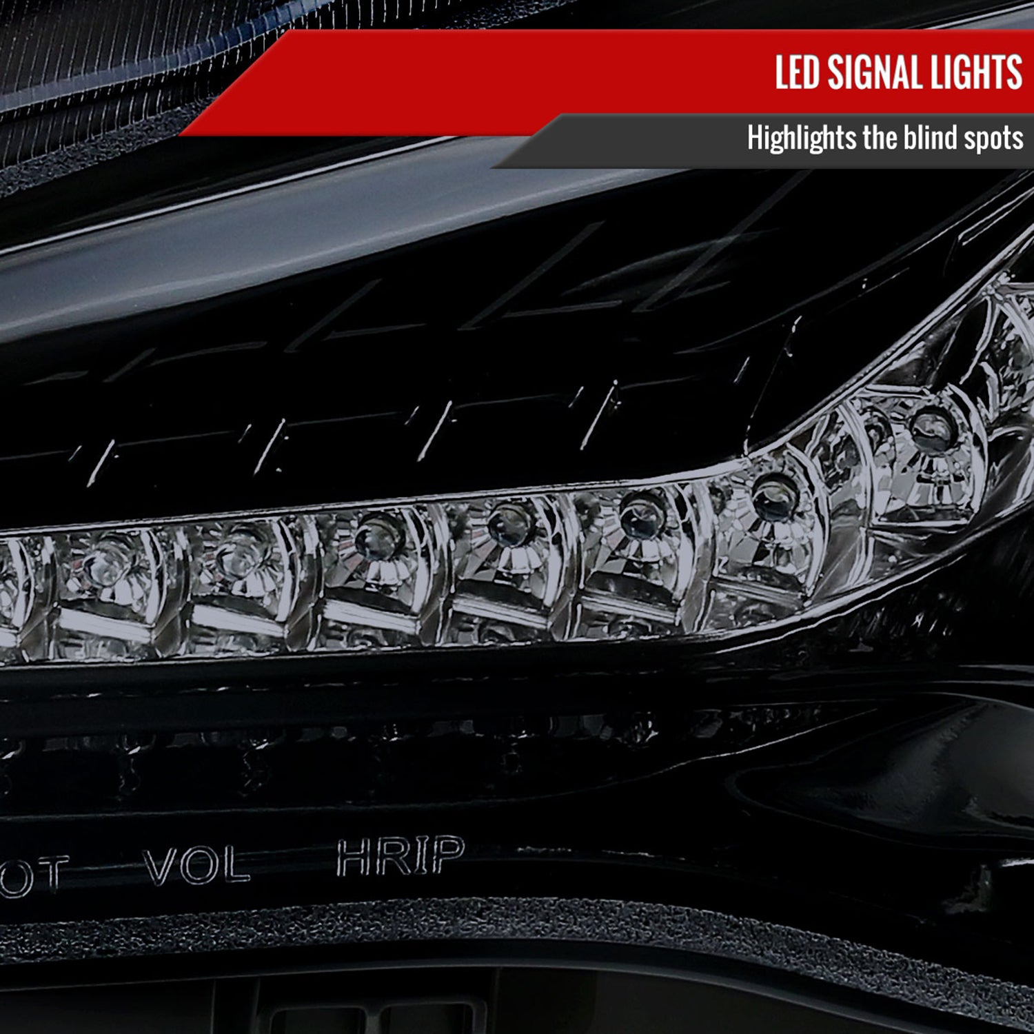 2012-2017 Toyota 86/ Scion FRS LED Bar Headlights LED Signal Lights Black