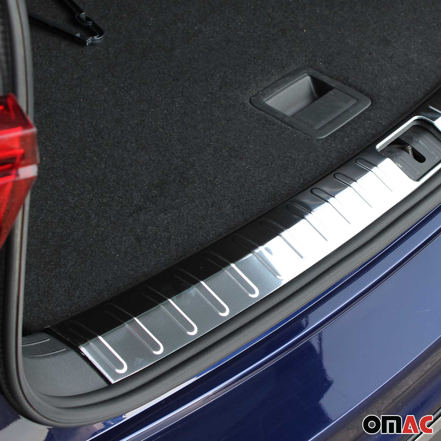 2018-2024 VW Tiguan Trunk Sill Cover Bumper Guard Protector Stainless Steel Silver 1Pc