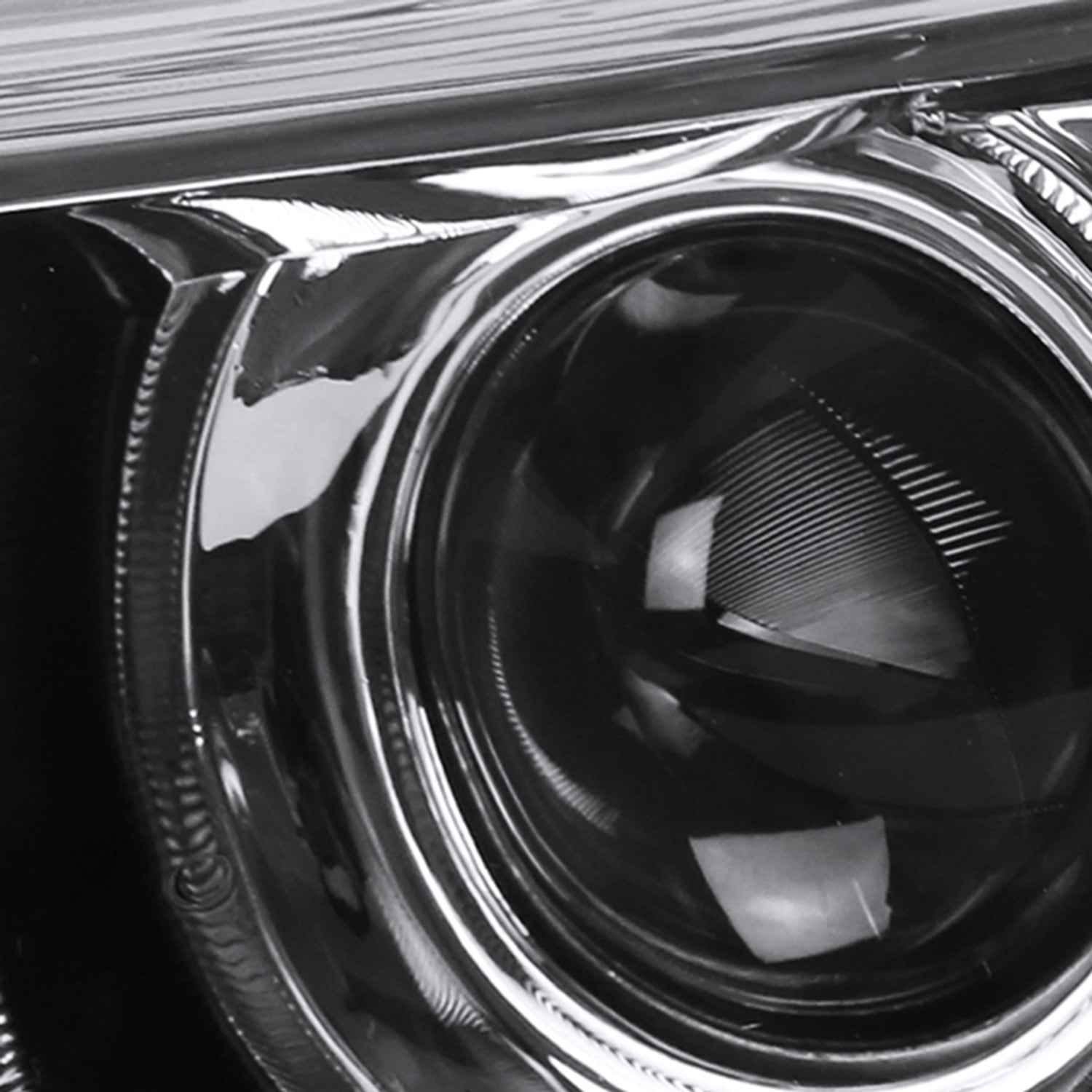 2015-2017 Toyota Camry Projector Headlights w/ Amber Reflectors Chrome/Clear