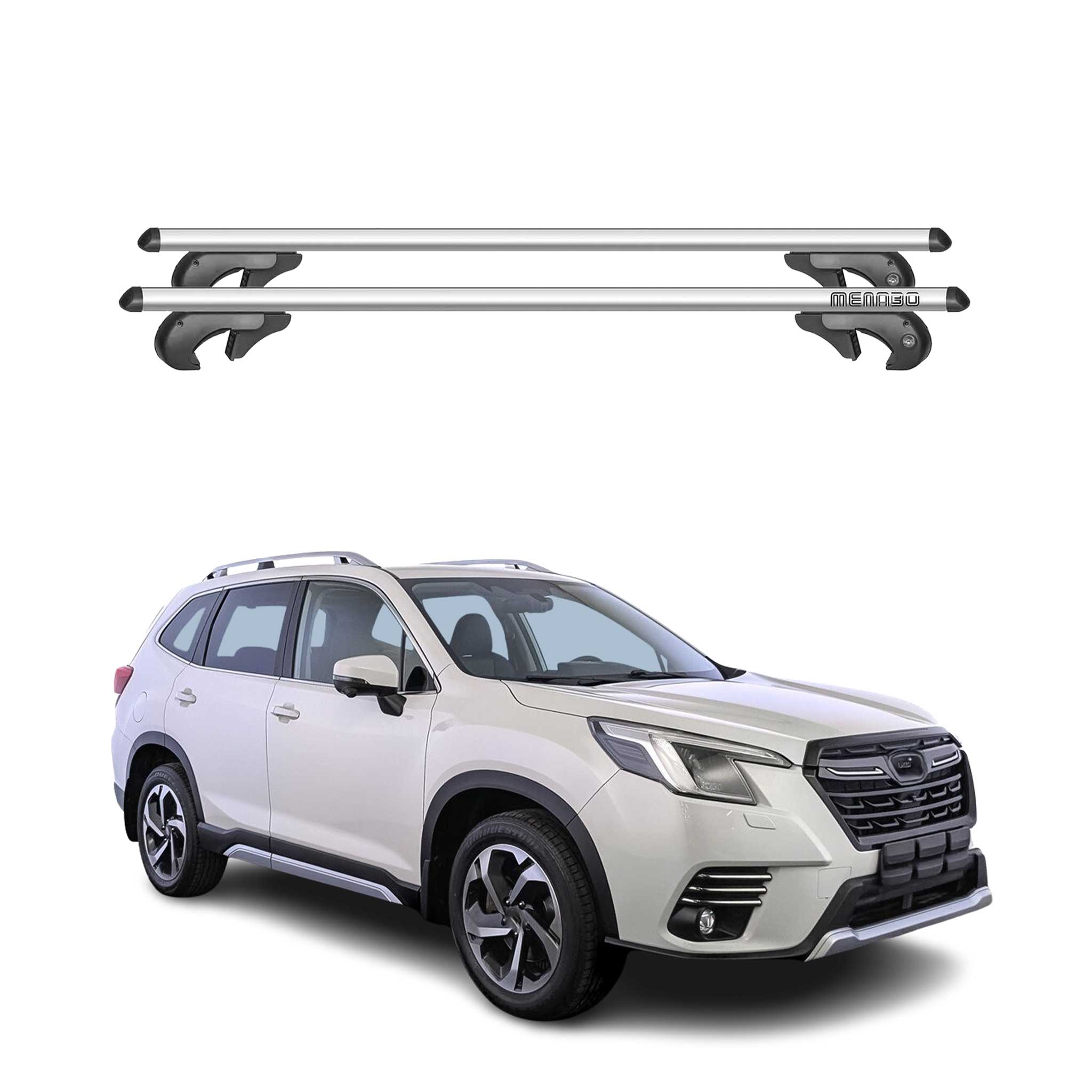2019-2024 Subaru Forester Roof Rack Cross Bars Silver