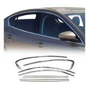 2018-2024 Ford Focus Window Molding Trim Streamer Stainless Steel Silver 8x