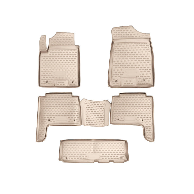 2010-2013 Infiniti QX56 Floor Mats Liners Full Set All Weather Beige