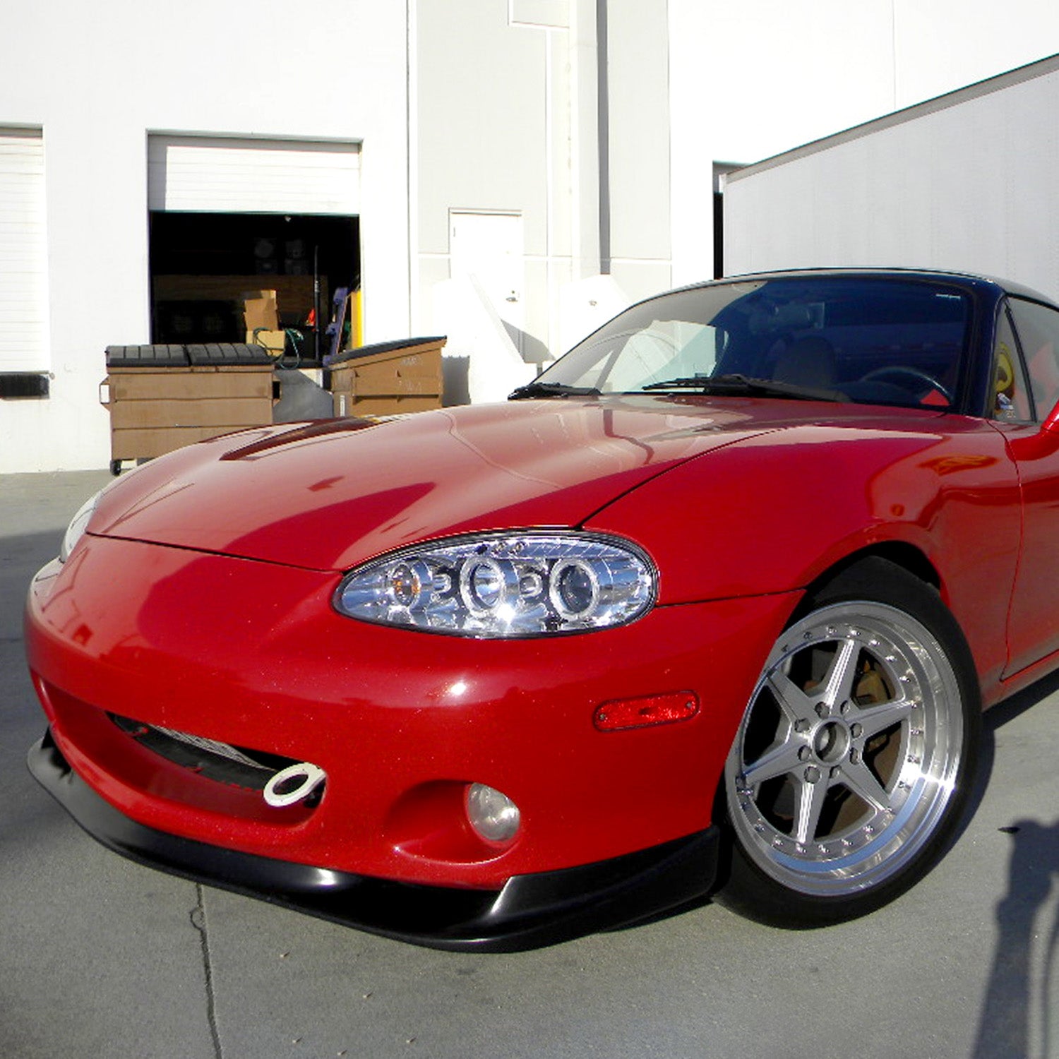 2001-2005 Mazda Miata MX-5 Dual Halo Projector Headlights Chrome/Clear Lens