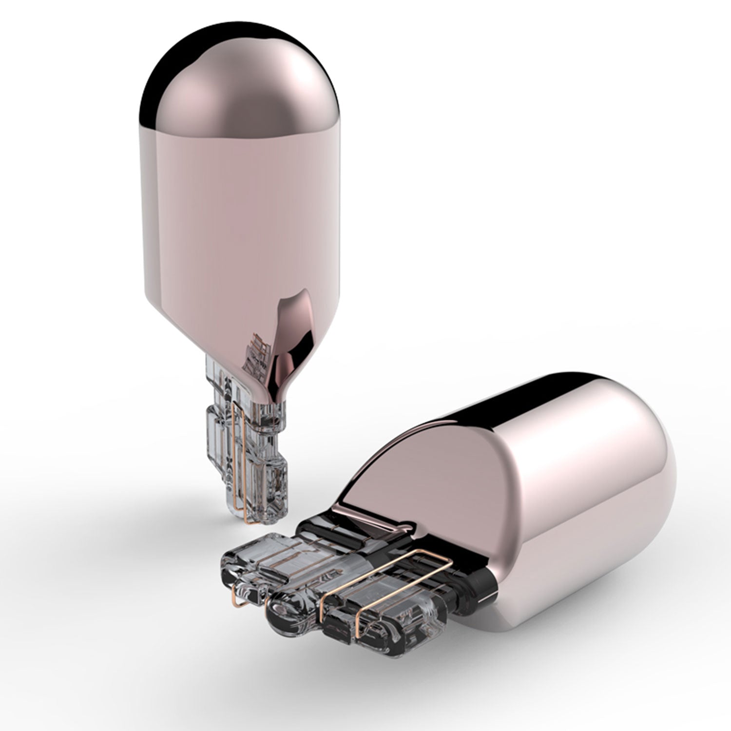 T10 Chrome Amber Light Bulbs