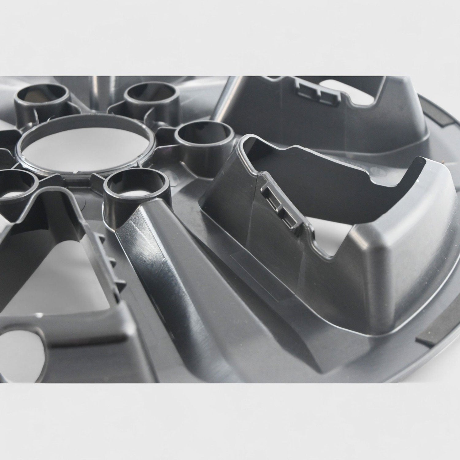 2015-2020 Ford F-150 Wheel Cover Hubcaps Set Gloss Black 8Pcs ABS Plastic