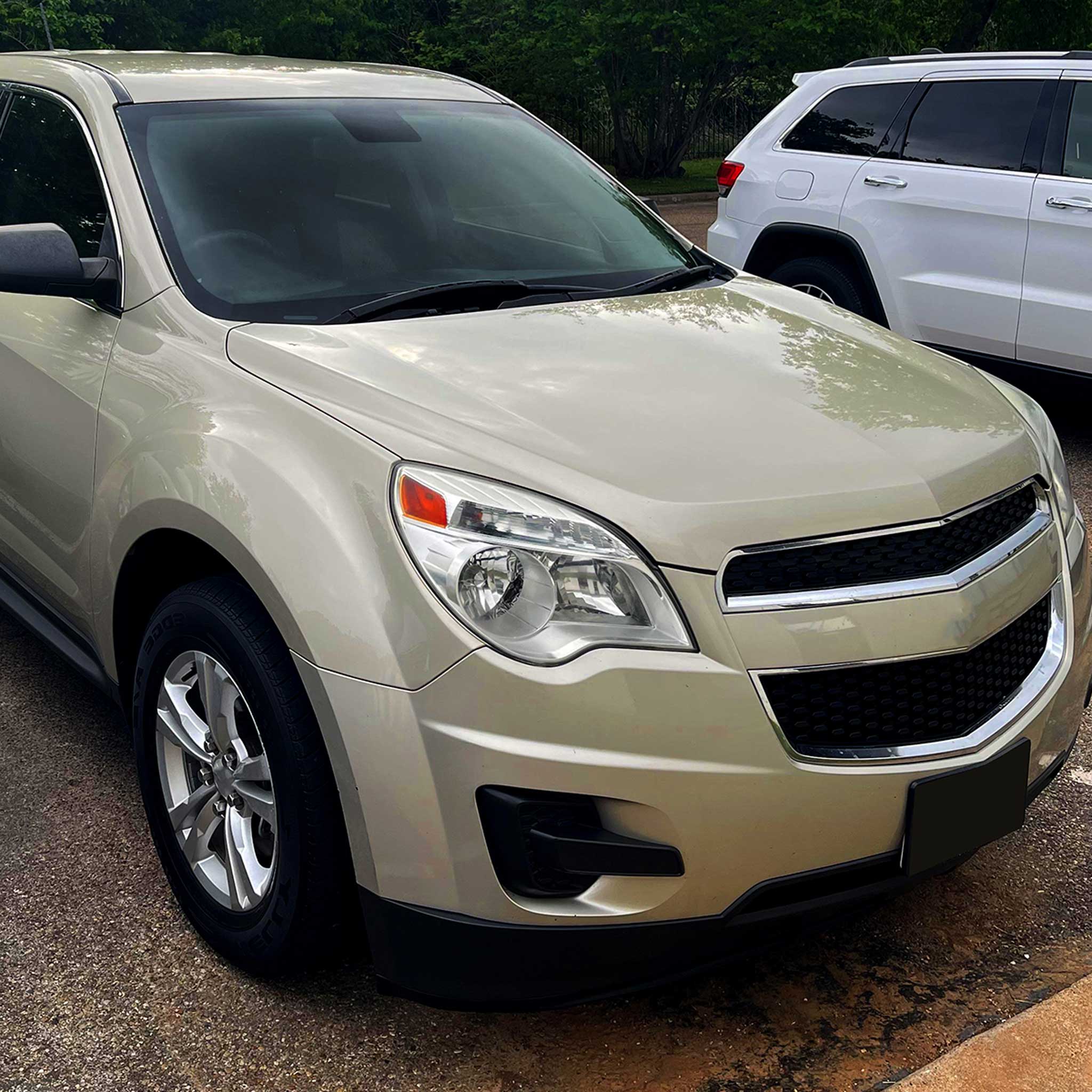 For Chevrolet Equinox 2010-2015 Passenger Side Factory Style Headlight Chrome Housing Clear Lens