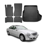 2004-2009 Mercedes E Class W211 Sedan Floor Mats & Cargo Liner Full Set All Weather