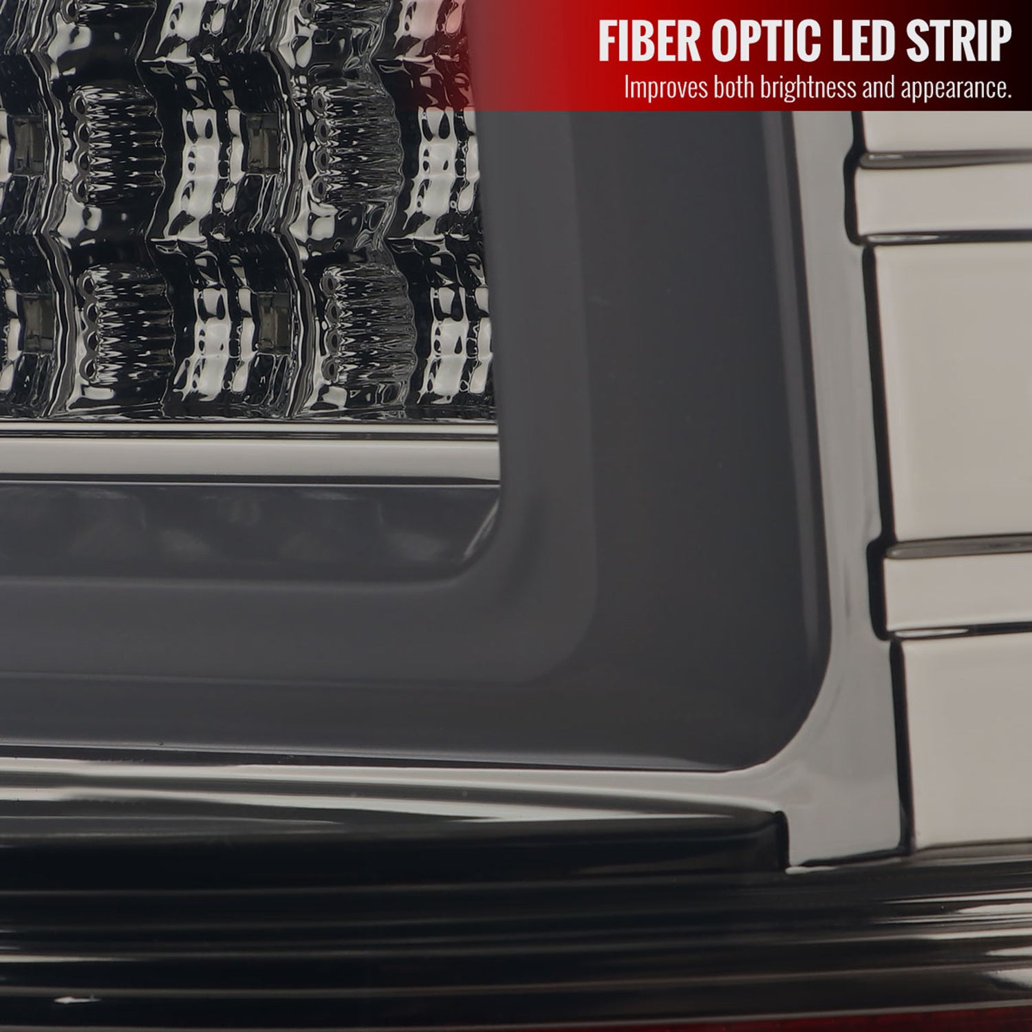 2009-2018 Dodge RAM 1500 2500 3500 White Bar LED Tail Lights Chrome/Smoke