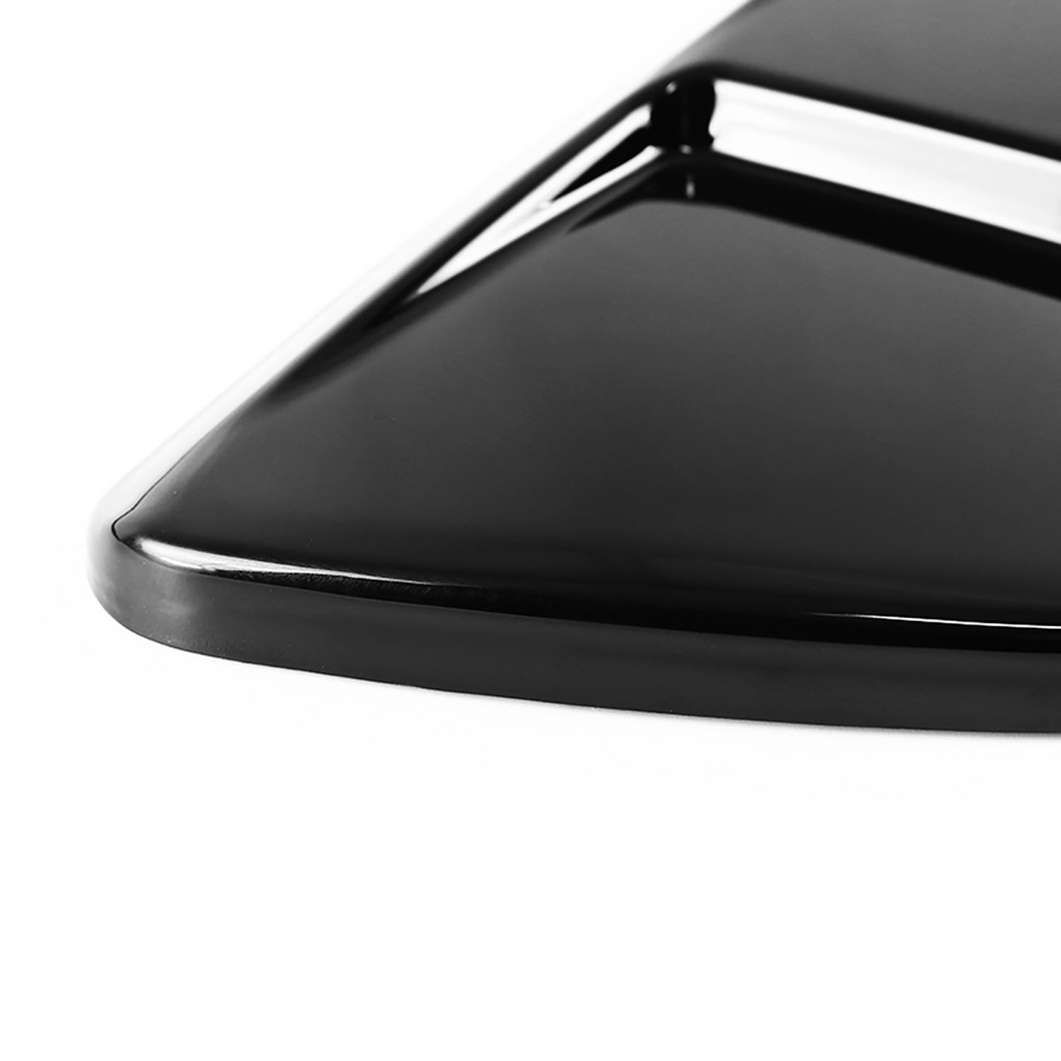 2015-2018 Ford Mustang Glossy Black ABS Quarter Side Window Louvers Vent
