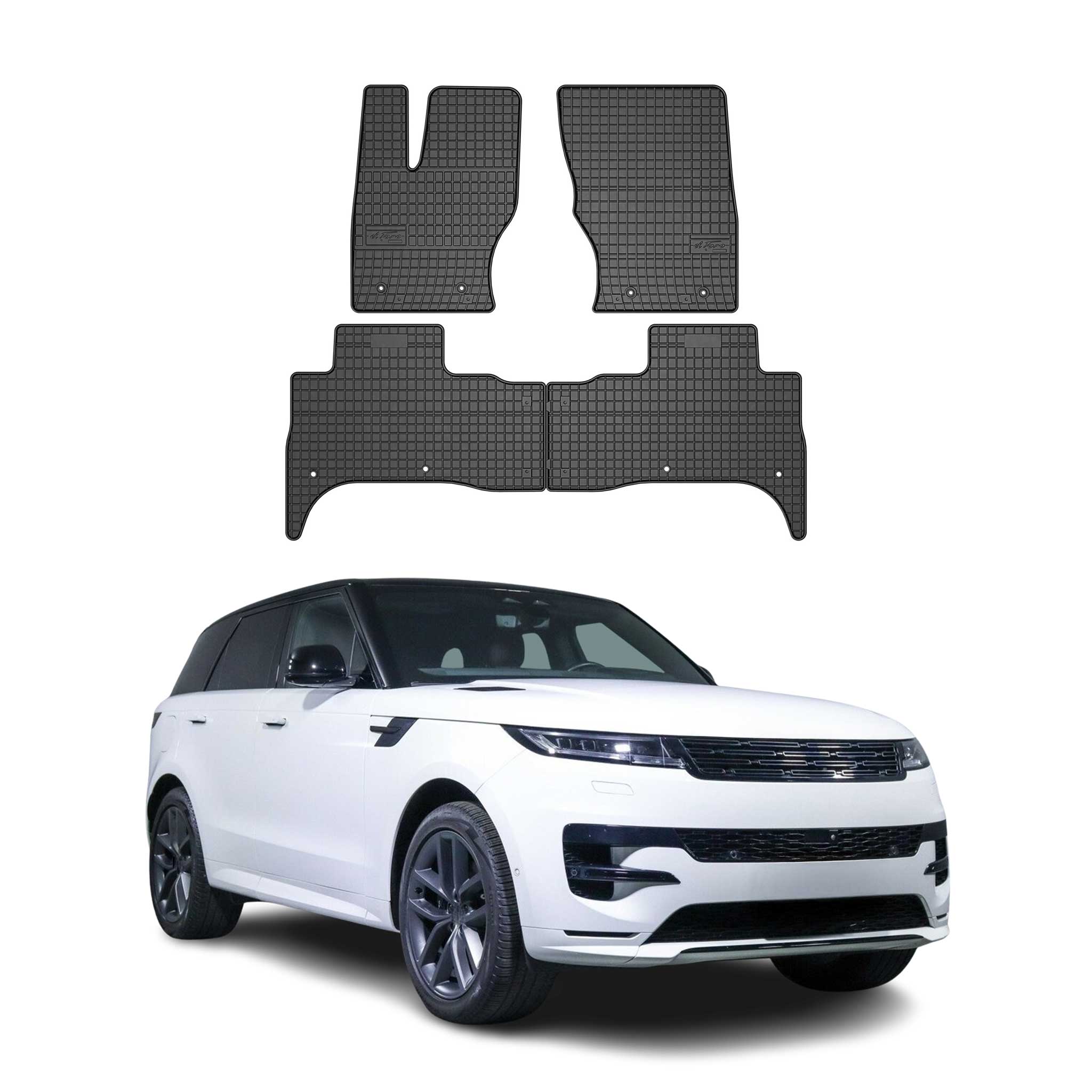 2014-2022 Land Rover Range Rover Sport Floor Mats Liners Full Set All Weather Rubber