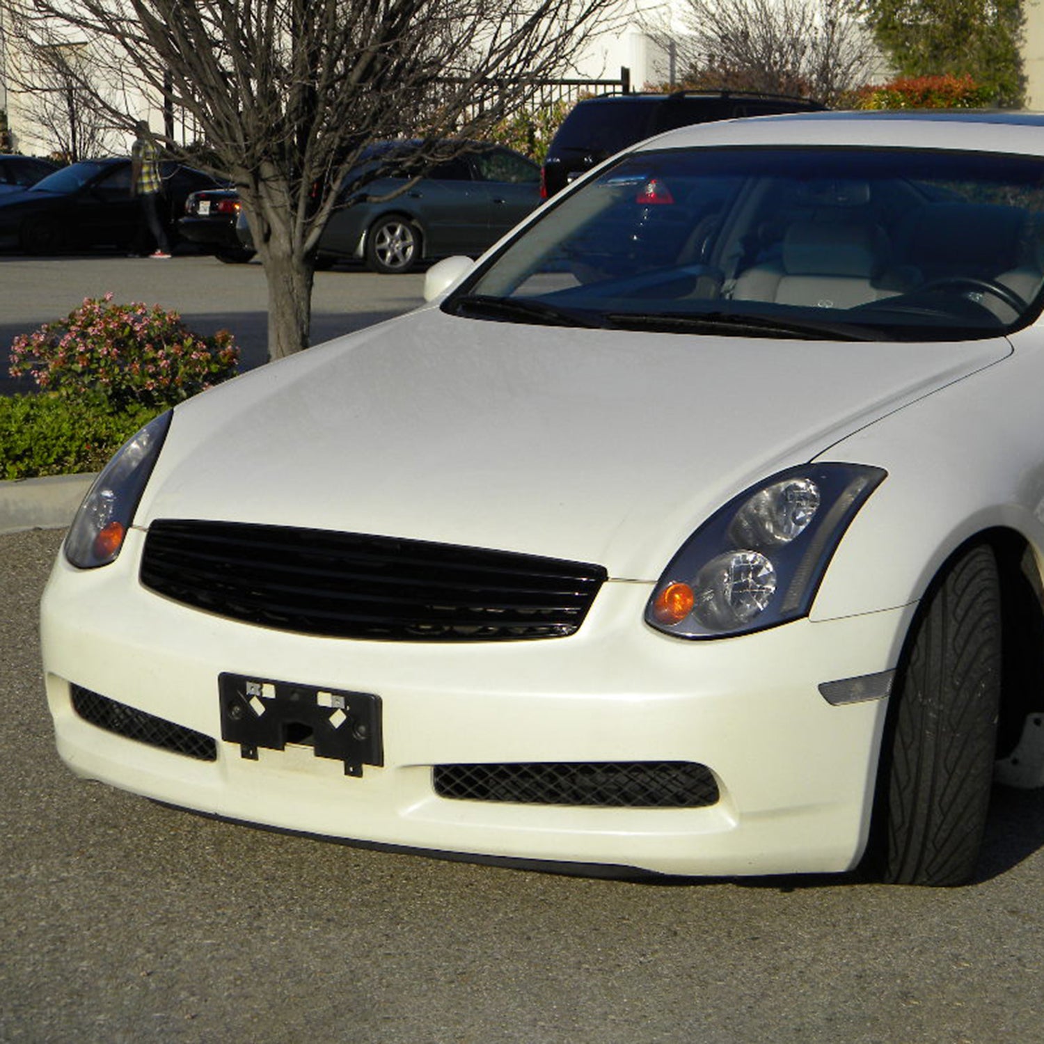 2003-2007 Infiniti G35 Coupe Black ABS OE Style Grille