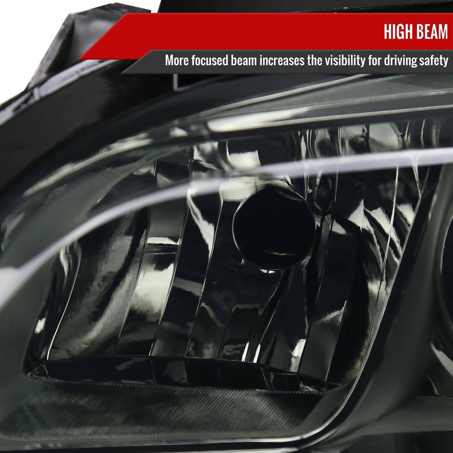 2013-2015 Chevy Malibu / Malibu Limited Projector Headlights Amber Reflectors