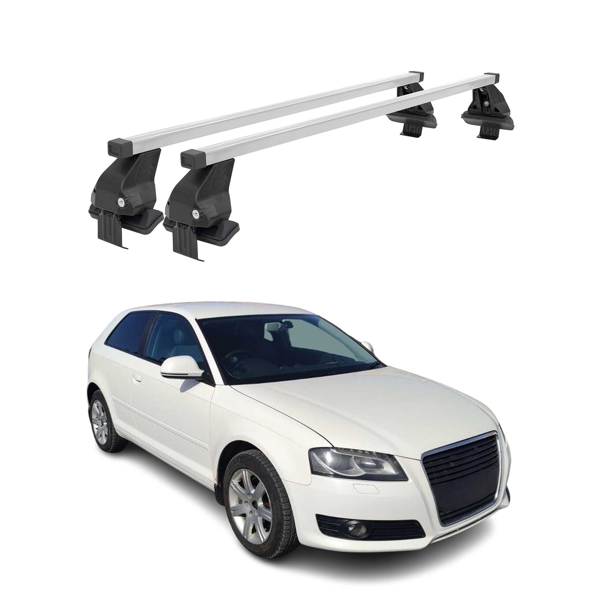 2006-2013 Audi A3 Sportback Roof Rack Cross Bars Luggage Carrier 2 Pcs