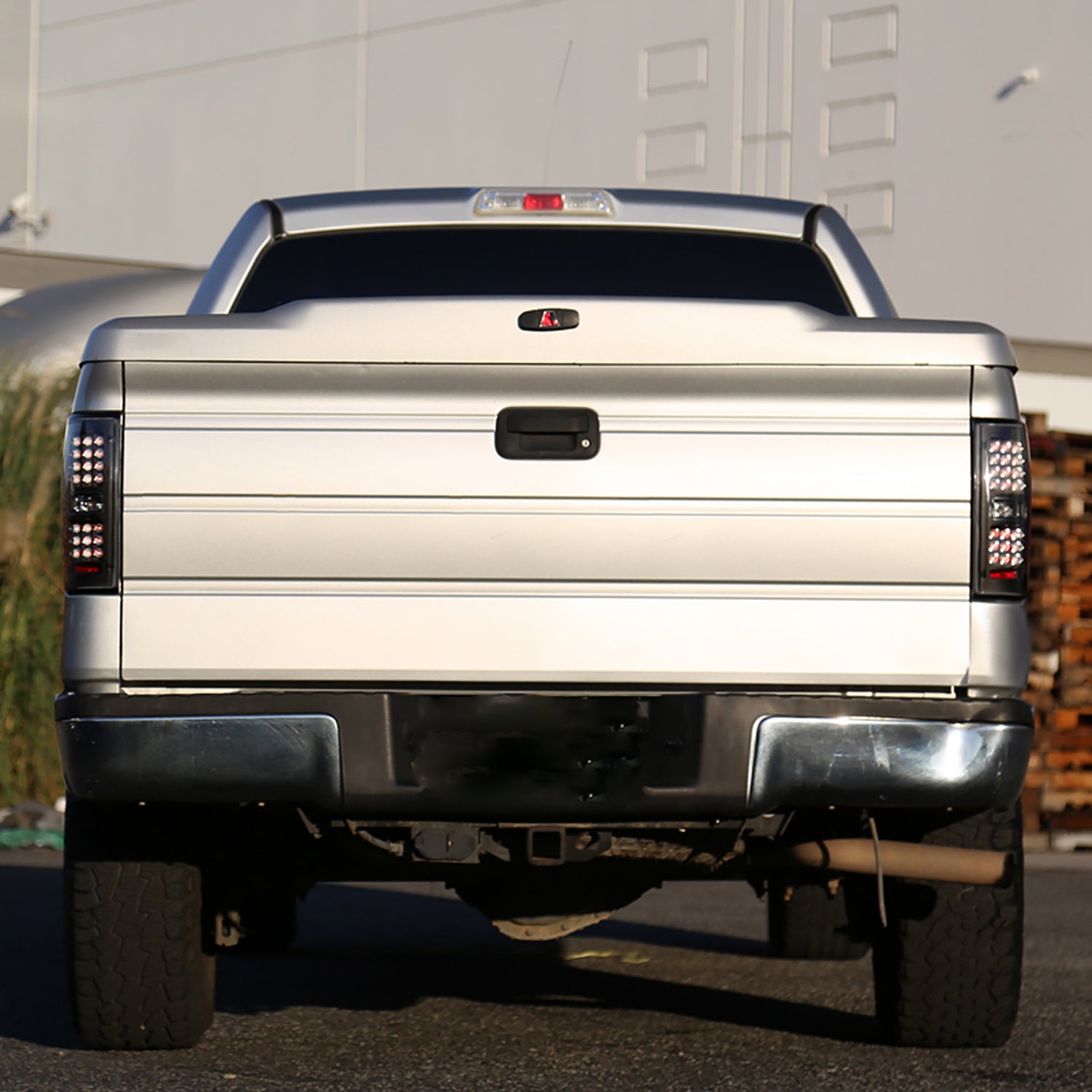 2009-2014 Ford F-150 LED Tail Lights Matte Black Housing/Clear Lens