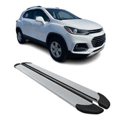 2013-2022 Chevrolet Trax Running Boards Side Steps Silver