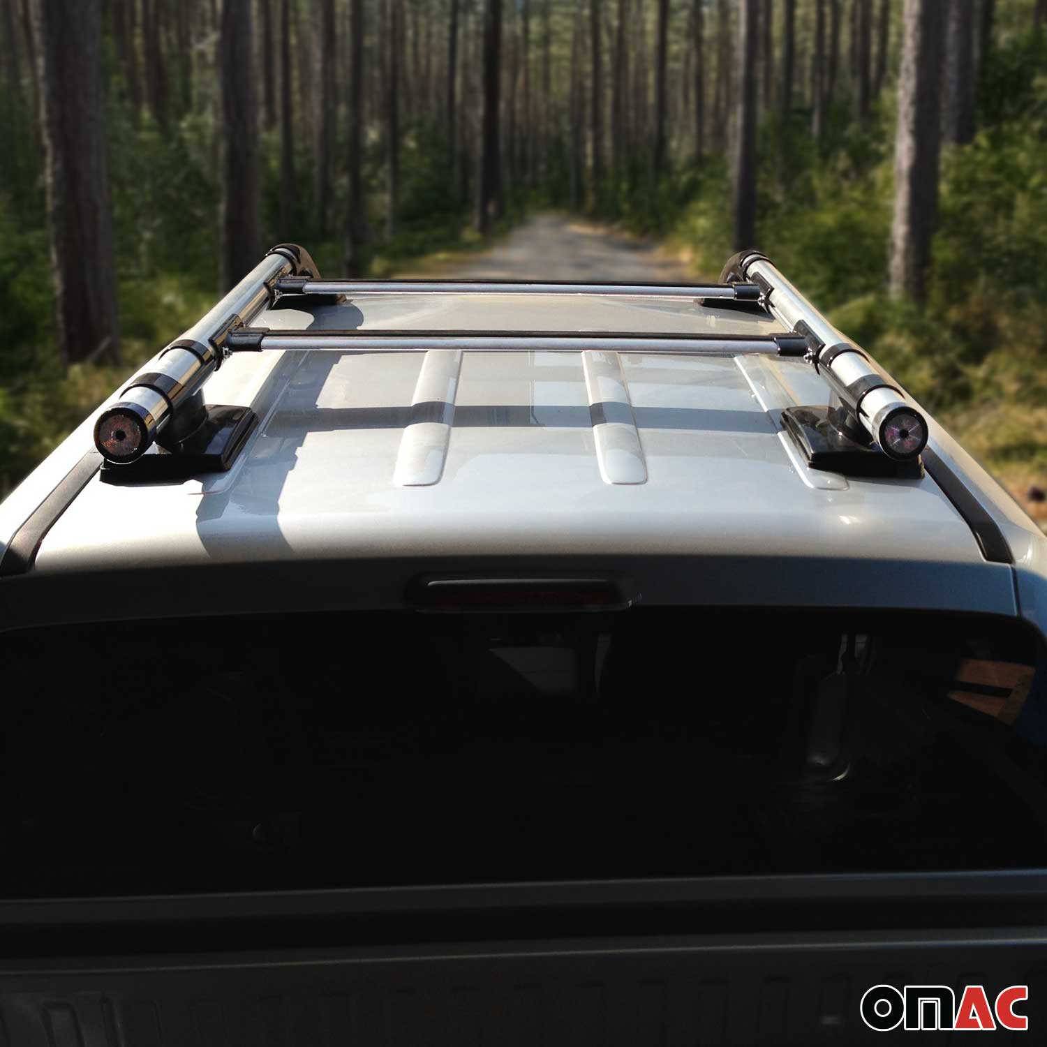 2019-2023 Ford Ranger Double Cab Roof Rack Rails Side Rails Silver