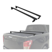 2022-2024 Ford Ranger II Trunk Bed Carrier Roof Racks Alu Black 2 Pcs