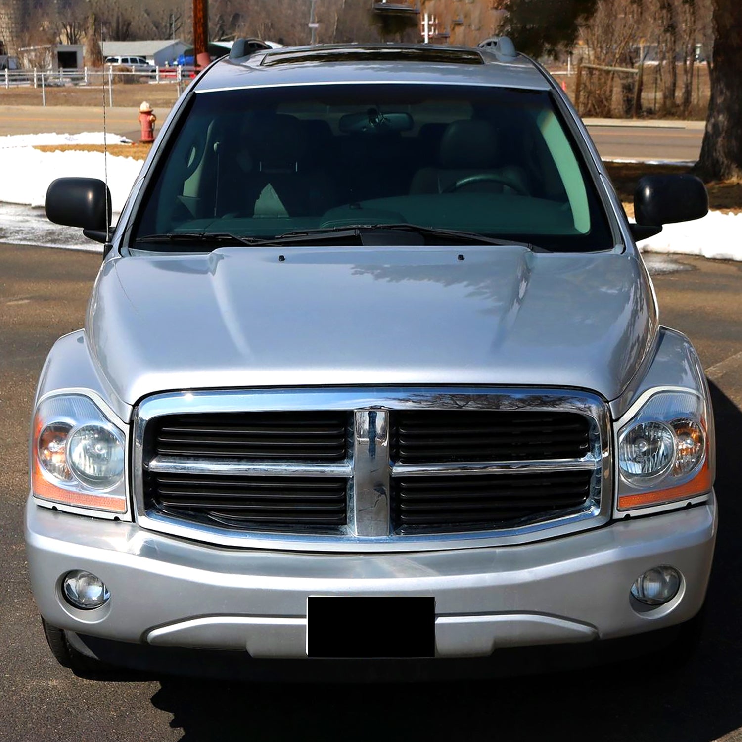 2004-2006 Dodge Durango Factory Style Headlights Chrome Housing/Clear Lens
