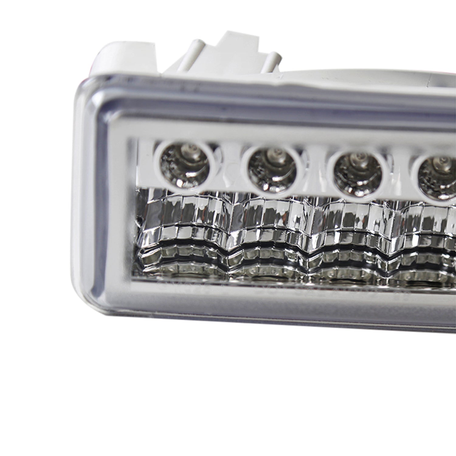 1998-2004 Chevy S10/ GMC Sonoma LED Bumper Lights Chrome Housing/Clear Lens