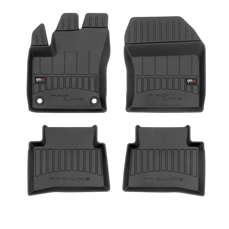 2016-2022 Toyota Prius / Prius Prime Premium Floor Mats Liners Full Set All Weather Heavy Duty