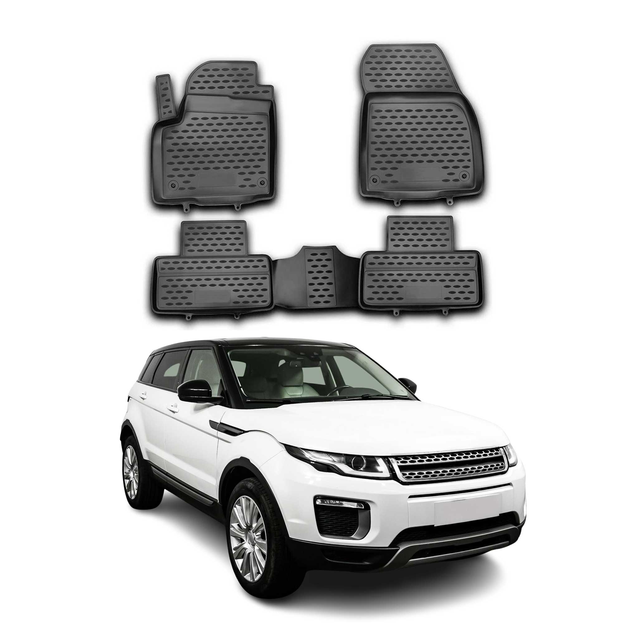 2012-2019 Land Rover Range Rover Evoque Floor Mats Liners Full Set All Weather