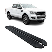 2019-2023 Ford Ranger Double Cab Running Boards Side Steps Black