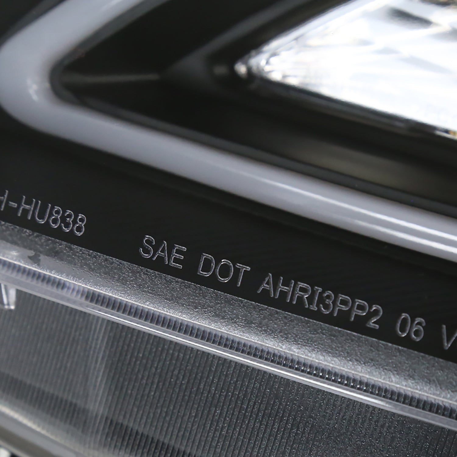 2010-2013 Mazda 3 Projector Headlights w/ LED Light Strip Matte Black/Clear