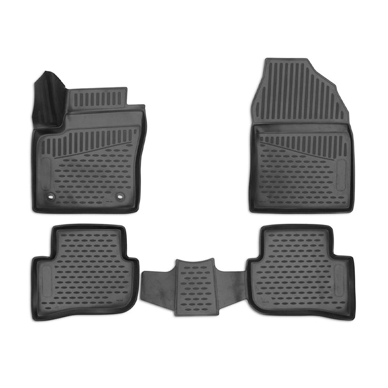 2018-2022 Toyota C-HR Floor Mats Liners Full Set All Weather 4WD Black