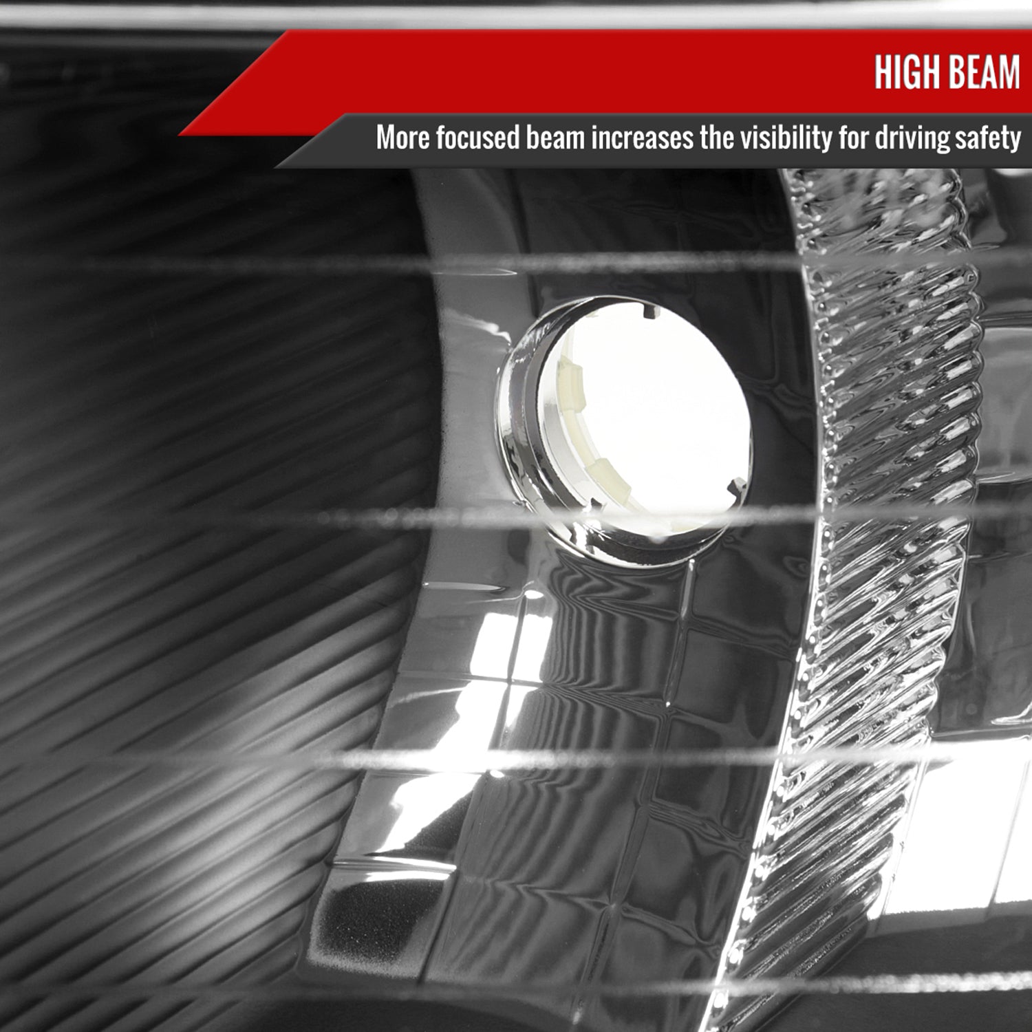 1999-2001 Dodge RAM 1500 Sport Factory Headlights & Corner Lights Black/Clear